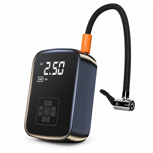 AirPro™ 150 PSI Cordless Tire Inflator – Portable Air Compressor for Cars, Motorcycles & Bikes