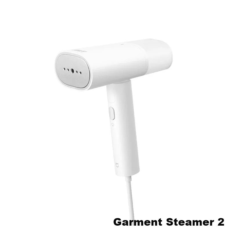 White garment steamer on a white background with 'Garment Steamer 2' text.