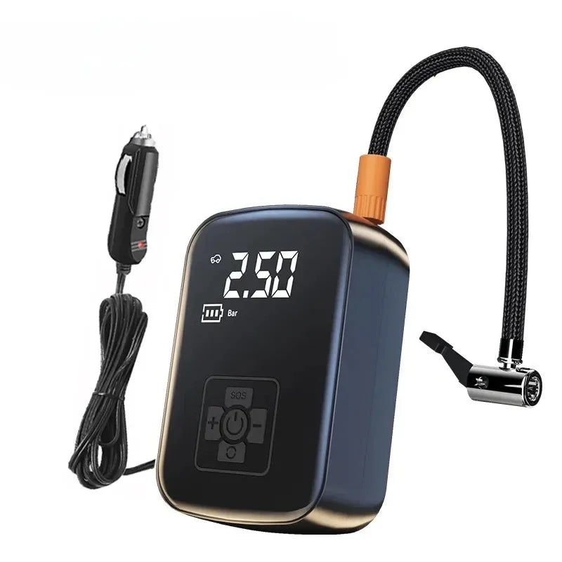 AirPro™ 150 PSI Cordless Tire Inflator – Portable Air Compressor for Cars, Motorcycles & Bikes
