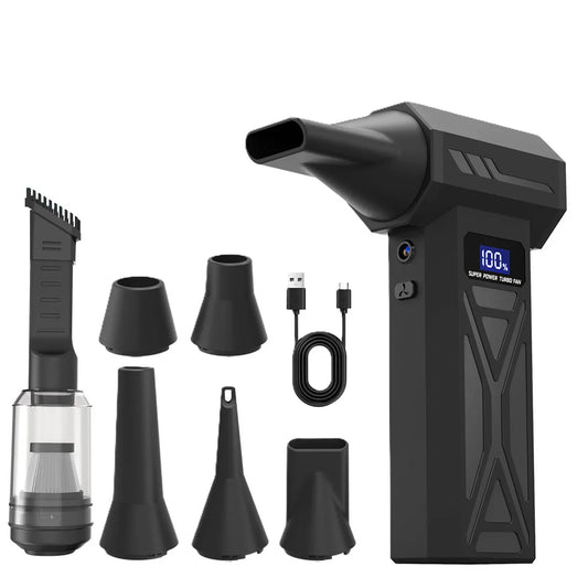 Cordless Turbo Air Duster & Electric Blower | 110000 RPM Rechargeable Cleaning Tool